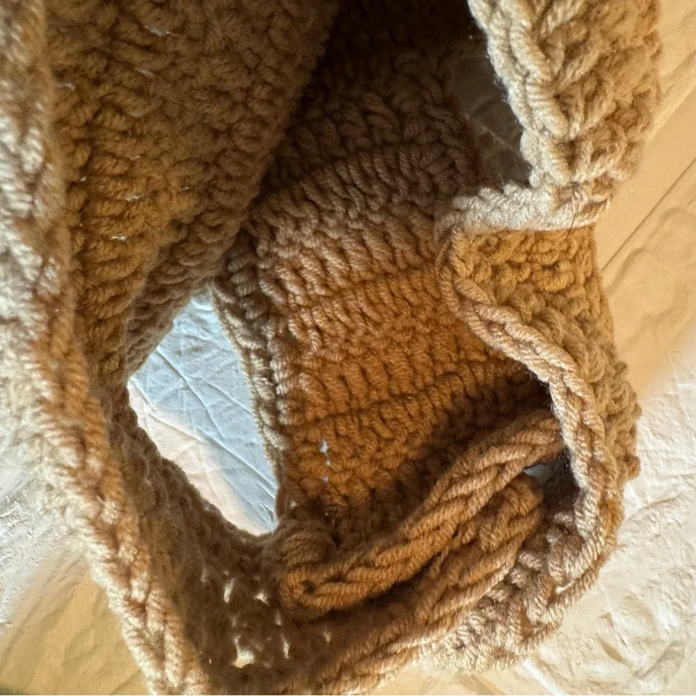Newborn Green and Tan Crochet Baby Yoda Costume Set